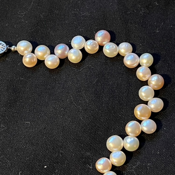 Real Pearl 2 Color Necklace - Picture 12 of 17